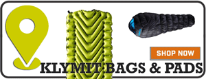 Klymit Sleeping bags and Pads