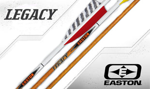 Easton Carbon Legacy Arrows Feather Fletched (6 pack)