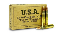 Winchester - USA 5.56 NATO 55gr M193 FMJ - 20 Round Box