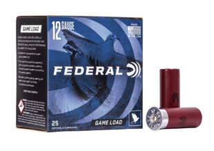 Federal - Game Load Upland 12 Gauge 8 Shot - 25 Round Box