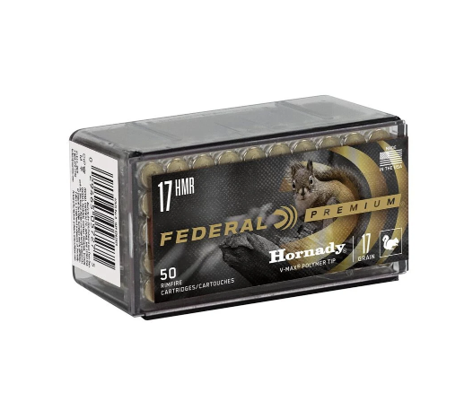 Federal - Varmint & Predator Hornady V-Max 17 HMR 17 Gr - 50 Round Box