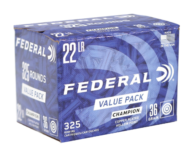 Federal - 22LR 36gr HP - 325 Round Box