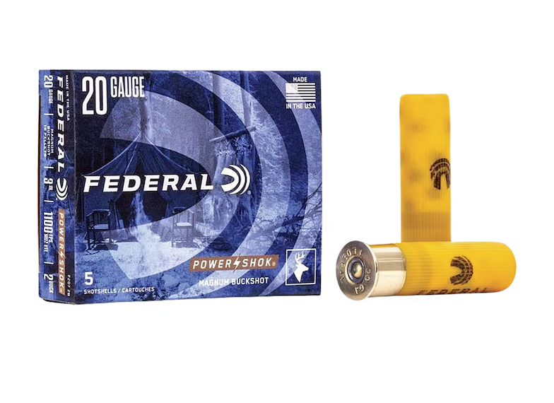 Federal - Power-Shok 20 Gauge Buckshot Ammo 3" - 5 Round Box