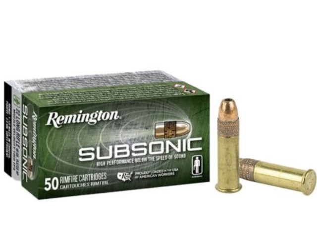 Remington - Subsonic Rimfire 22 LR 40 Grain HP - 50 Round Box